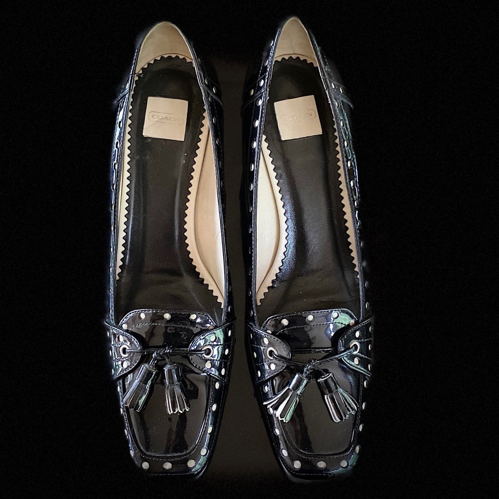 COACH JUDE Patent Leather Pumps